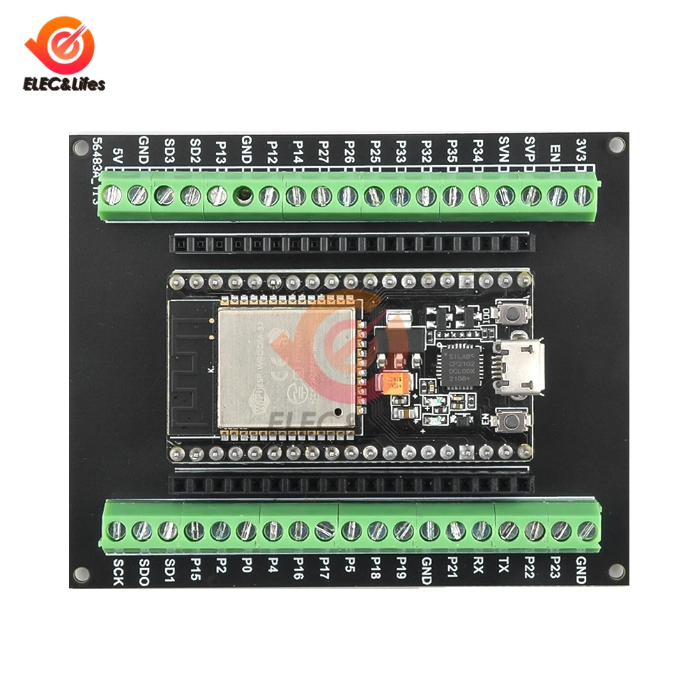 ESP32 لوح تمديد متوافق مع ESP32 WiFi بلوتوث مجلس التنمية NodeMCU-32S لوا 38Pin GPIO لوح تمديد