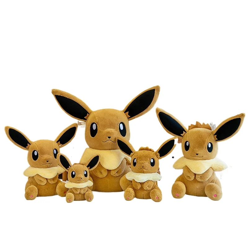 

Большой 60 см/50 см/40 см Pokemon Eevee плюшевые игрушки плюшевая кукла мягкие игрушки кукла подушка подарок