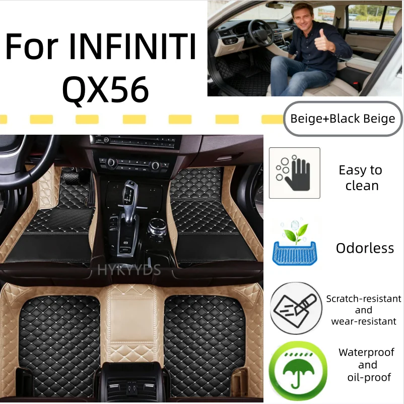 

Custom Car Floor Mats For Chery Tiggo9 OMODA 5 Auto Carpets Foot Coche Accessories