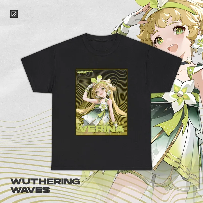 

Verina Wuthering Waves Shirt Gacha Game Merch Fan Shirt Unisex Cotton