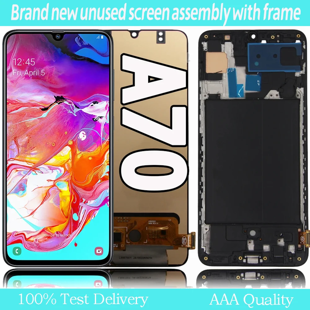 

Super AMOLED For Samsung Galaxy A70 LCD Display A705 A705F INCELL For Samsung A70 SM-A705FN/DS Touch Screen Digitizer Assembly