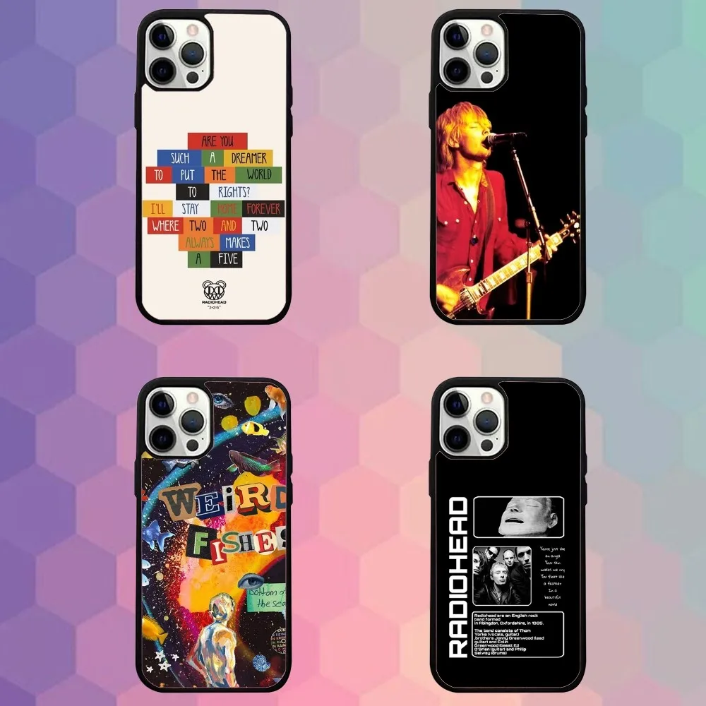 

R-Radioheads Band Phone Case For iPhone 16e,16,15,14,13,12,11,Plus,Pro,Max,Mini Magsafe Magnetic Wireless Charging