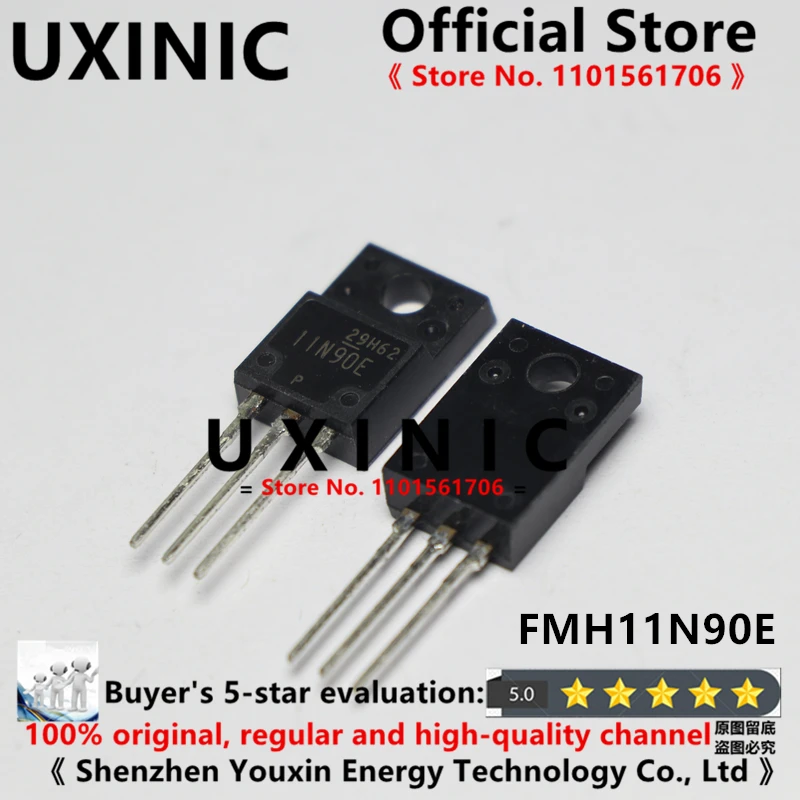 UXINIC  100% New Imported Original  FMH11N90E 11N90E TO247 Field Effect Transistor 11A 900V