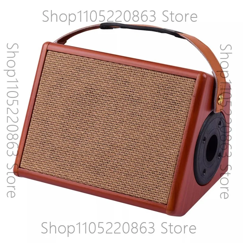 ammoon AC-25 25W Portable Acoustic Guitar Amplifier Rechargeable Wireless BT Speaker Indepedent Reverb Microphone Available