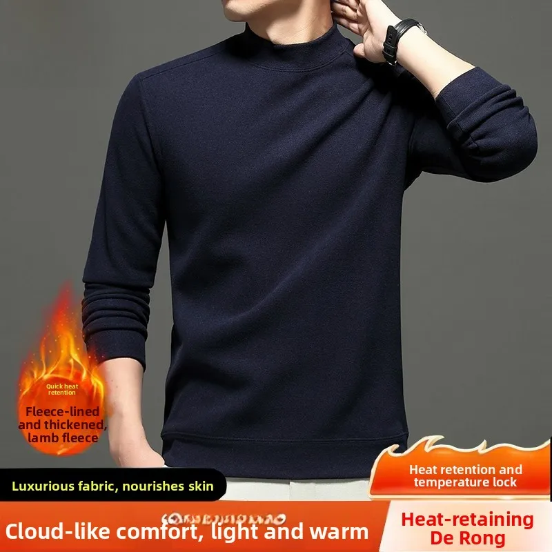 

Мужская теплая толстовка Pierre Cardin с длинным рукавом, на флисовой подкладке, из утолщенного шелка, с высоким воротником, осенне-зимняя, повседневная, модная.