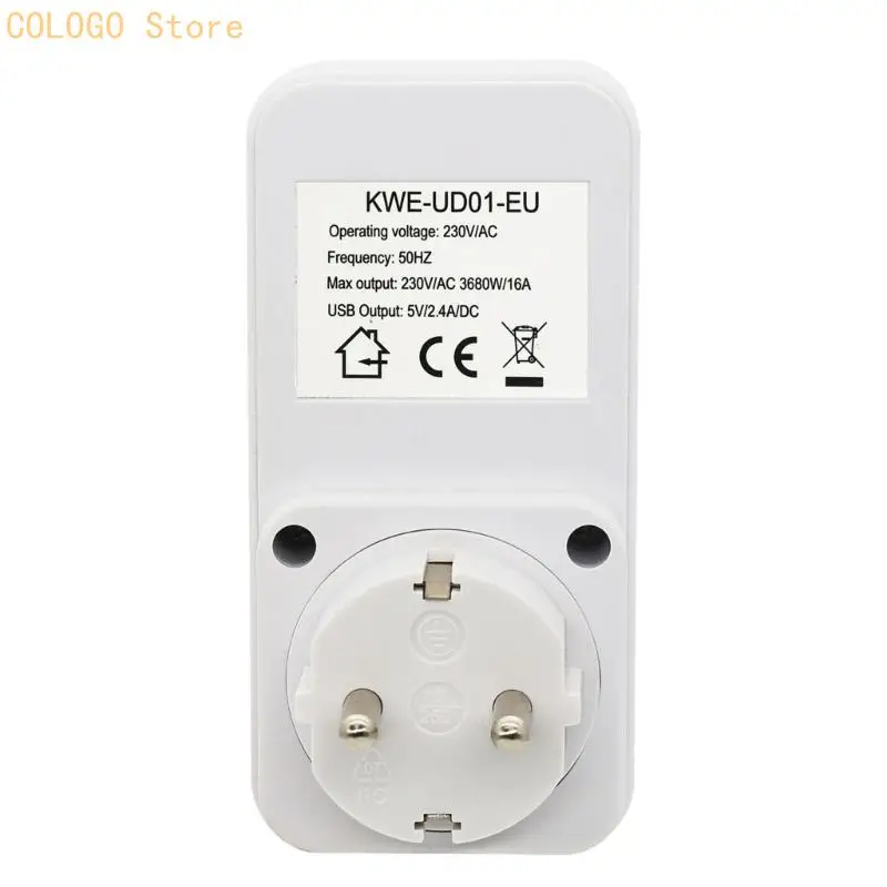 Digital Timing Control Surges Protector Outlet 6 Hour Programmable Countdown Intelligent Timing Outlet Socket Enduring D0LD