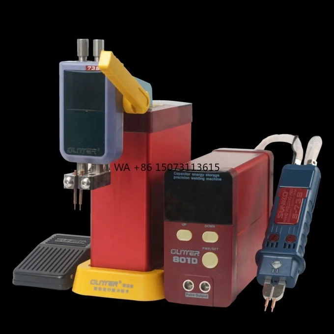 

801D Storage Capacity Spot Welding Machine 12KW Battery Welder Spot Welder 0.3mm Pure Nickel Welding 0.05-0.4mm 1800A