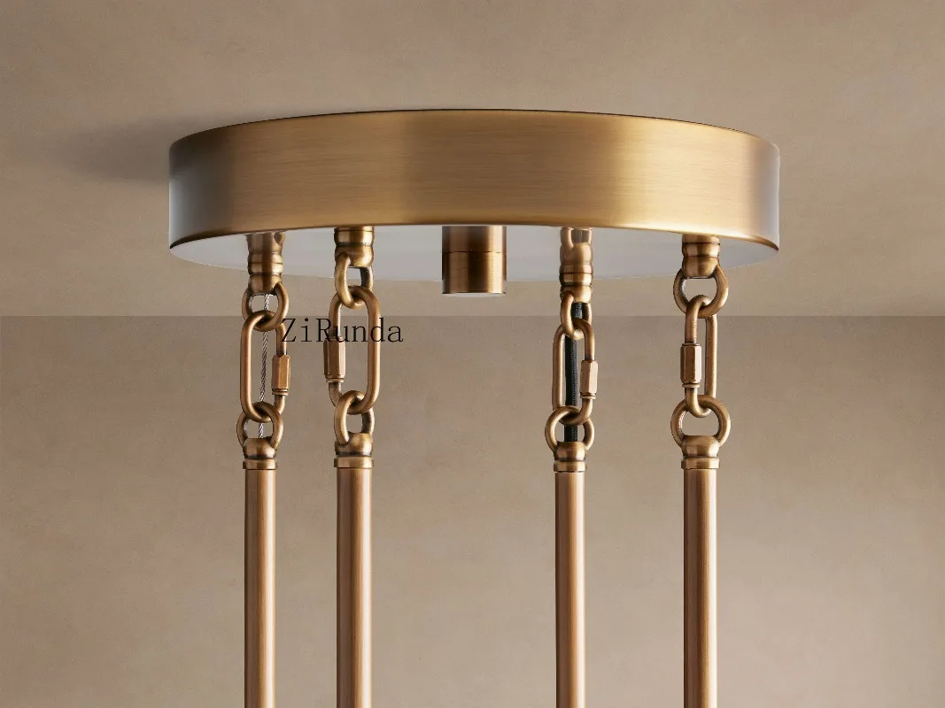 Cake-shaped glass chandelier, suitable for living and dining rooms, large round multi-layer luxury glass chandelier