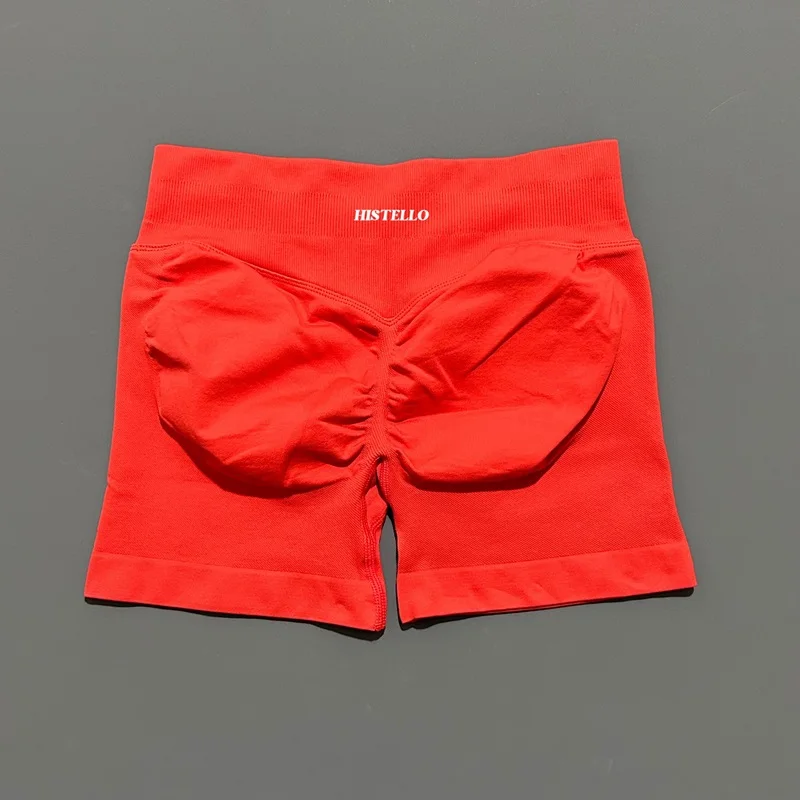 HISTELLO Impacts Shorts Df Substitute High Waist Women Yoga Workout Shorts Seamless Leggings Stretch Fitness Gym Running Shorts - Image 5
