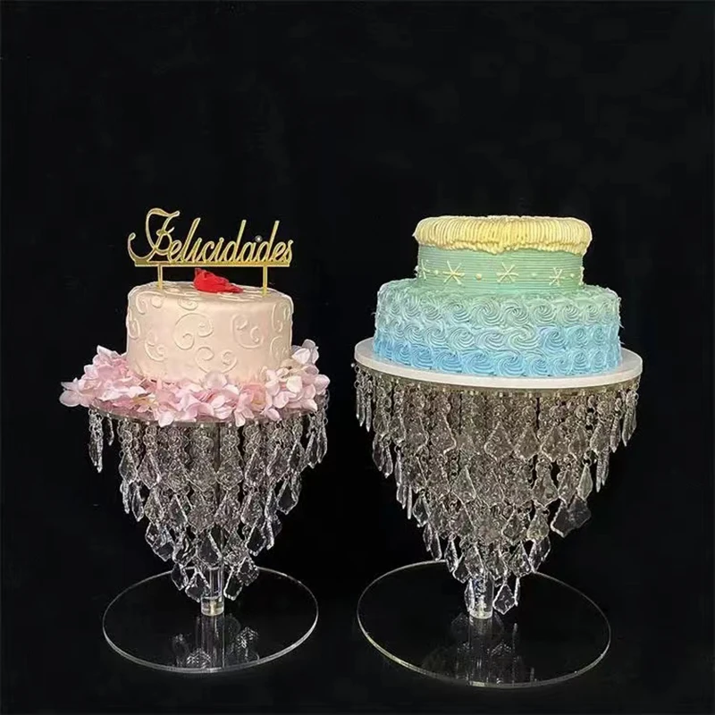 

Romantic Acrylic Dessert Cake Stands Flower Stands Centerpieces For Wedding Event Table Decor