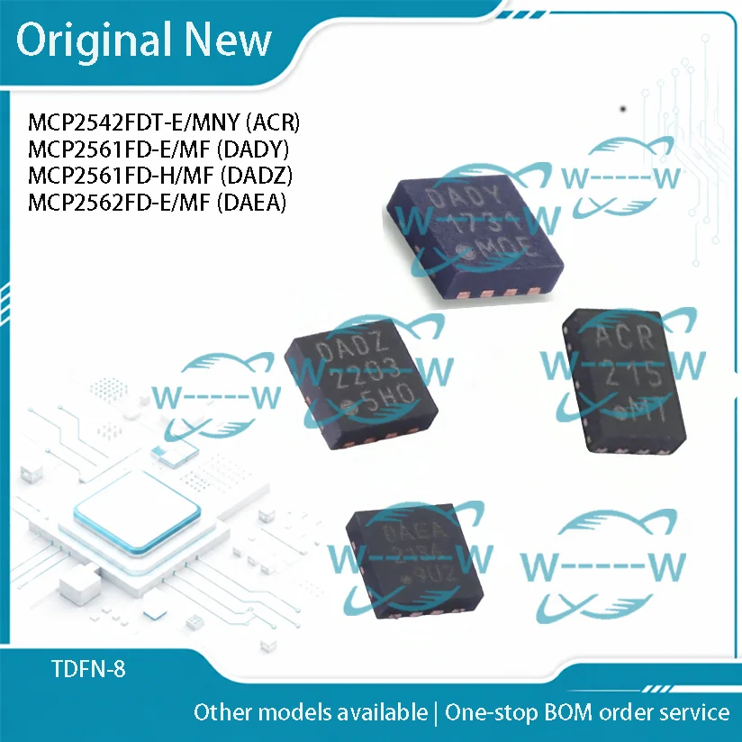 5-50PCS) MCP2542FDT-E/MNY ACR MCP2561FD-E/MF DADY MCP2561FD-H/MF DADZ MCP2562FD-E/MF DAEA MCP2542FD MCP2561FD MCP2562FD IC CAN
