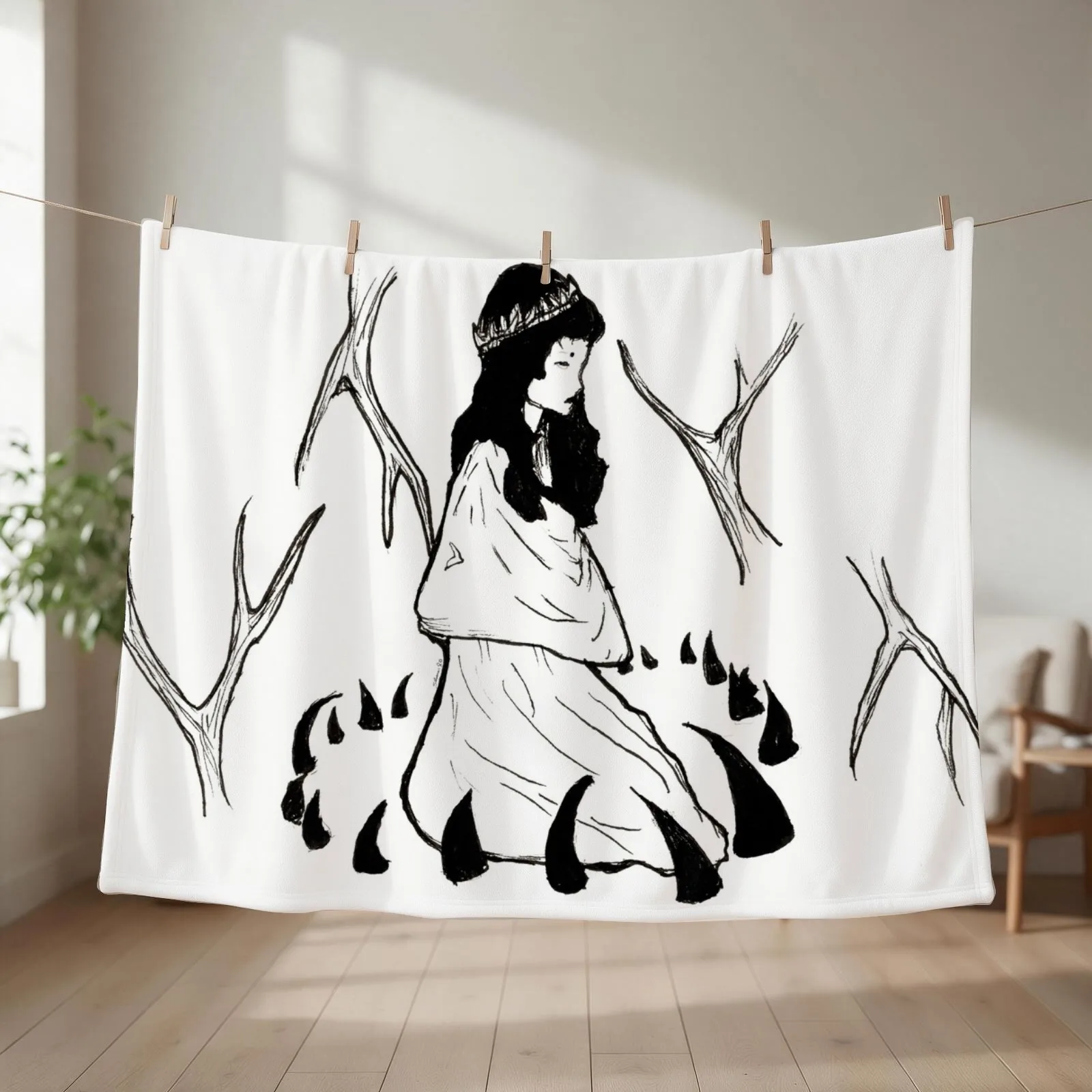 Grounding Whispers Throw Blanket Extra Large Throw for babies Kid'S Summer Beddings Blankets