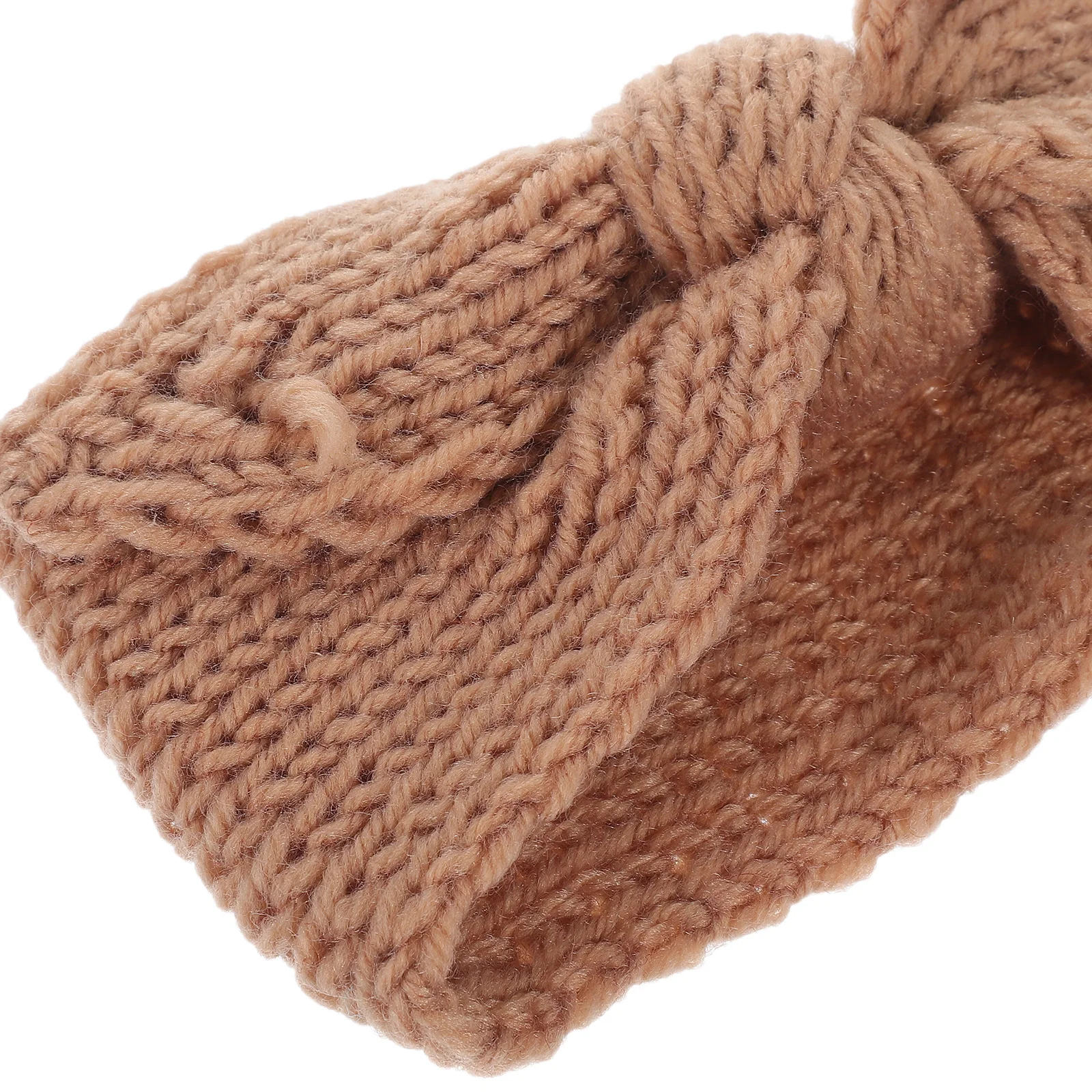 

2pcs Baby Girl Headbands Knitted Bow Design Hair Accessories For Newborn Toddlers Party Wear Infant Girls Headband Decor
