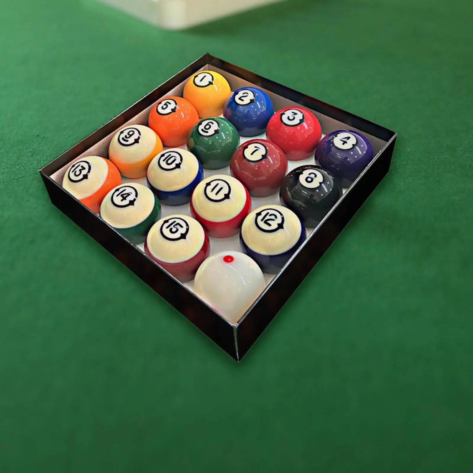 

16x набор бильярдных шаров, шары для бильярдного стола, принадлежности для бильярда, профессиональные 2,25-дюймовые шары для бассейна для турнирной игры для отдыха