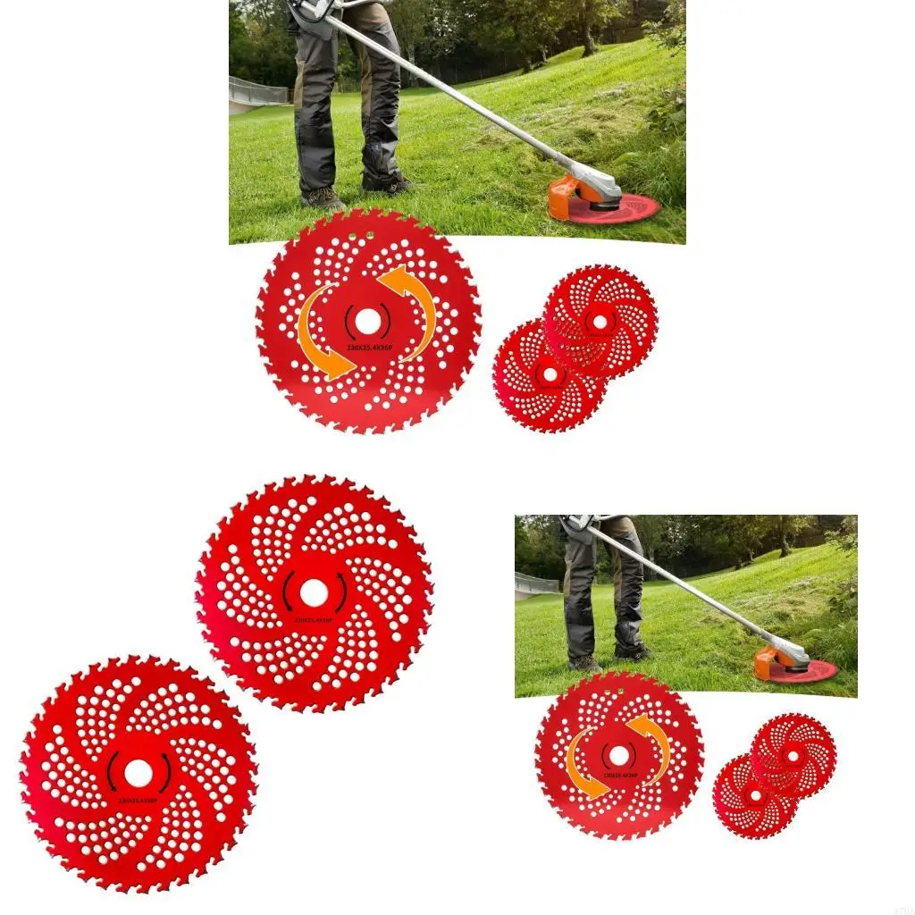 

2pack Professional Brush Cutter Blade 36 Зубной сплав Сталь замена для едоков и оборудования для ландшафтного дизайна 87HA