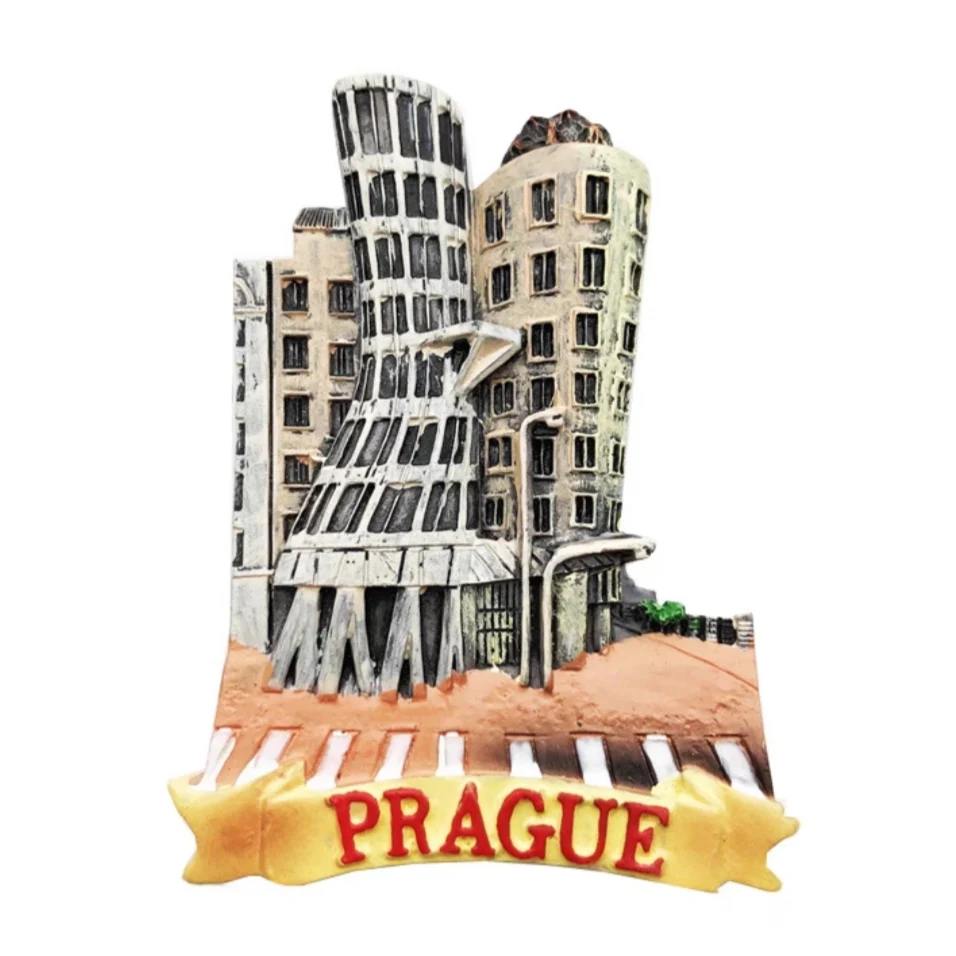 Europe Czech Republic Prague Praha Fridge Magnets Tourism Souvenir Refrigerator Magnets Sticker Collection Handicraft Decoration