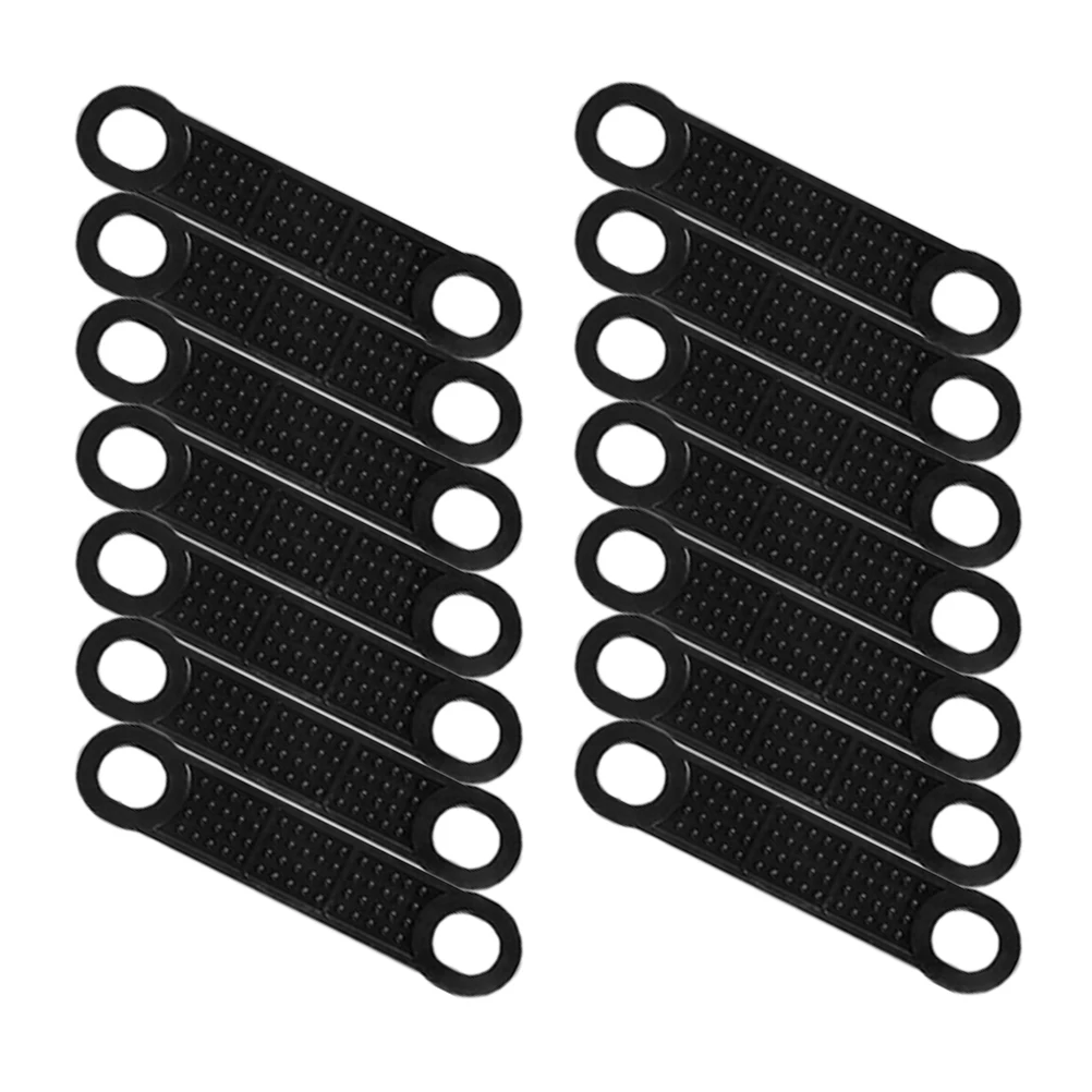 

60Pcs Non-Slip Silicone Hanger Strips Clothes Hanger Grip Bands Anti-Skid Coat Strap Closet Use Silicone Strips