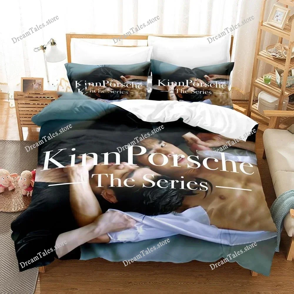 KinnPorsche Mileapo Bedding Set Single Twin Full Queen King Size Bed Set Aldult Kid Bedroom Duvetcover Sets Bed Sheet Set 202536