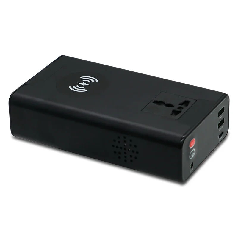 Wholesale Portable Solar Bank Station High-Capacity Lithium Ion Battery 65W PD65W Outdoor Phone Charger Custom Logo USA Home
