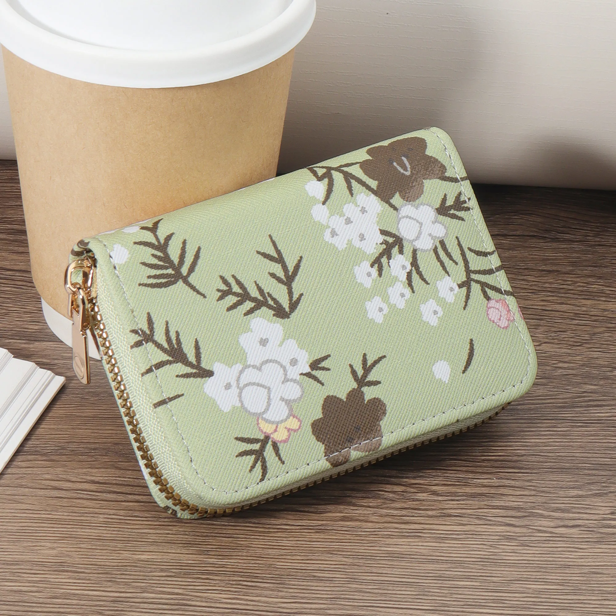 Fashionable Women's Minimalist Short Wallet Handbag Zipper, Coin Wallet Fashionable Zipper, High-Quality Credit Card Storage Bag