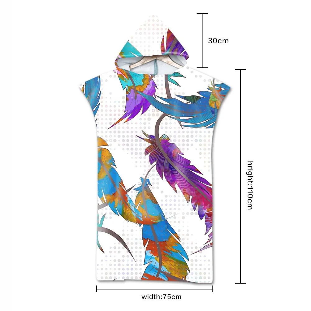 Полотенце-пончо с капюшоном для взрослых и детей, плавание, серфинг, пляжный Пеленальный халат, Праздничный Рождественский подарок, спорт, бейсбол, Прямая поставка