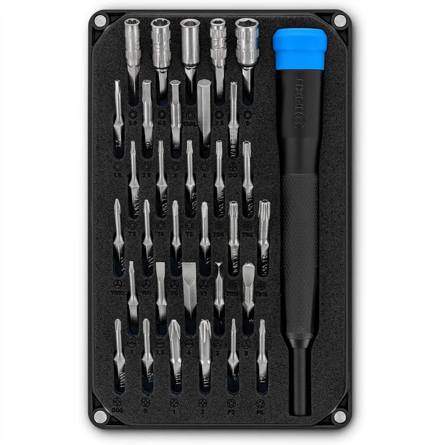 Precision Screwdriver Kit with 32 Bits for Smartphones, Game Consoles & Electronics Repair - Essential Tool for DIY Enthusiasts
