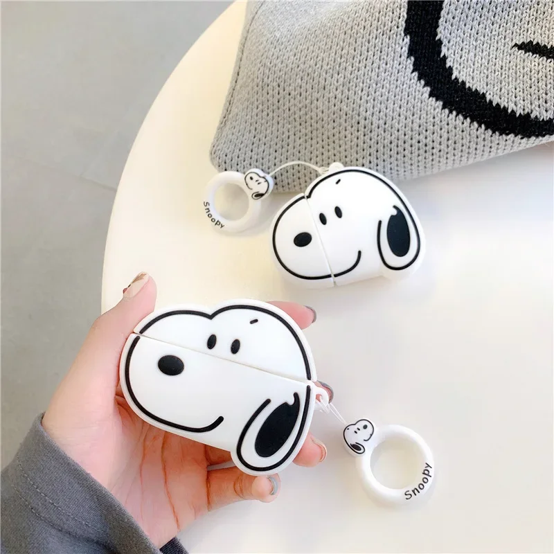 Snoopy Cartoon Creative Earphone Case for Airpods 3 2 1 Pro Pro2 Case Protective Dustproof Wireless Bluetooth Cover Accessories