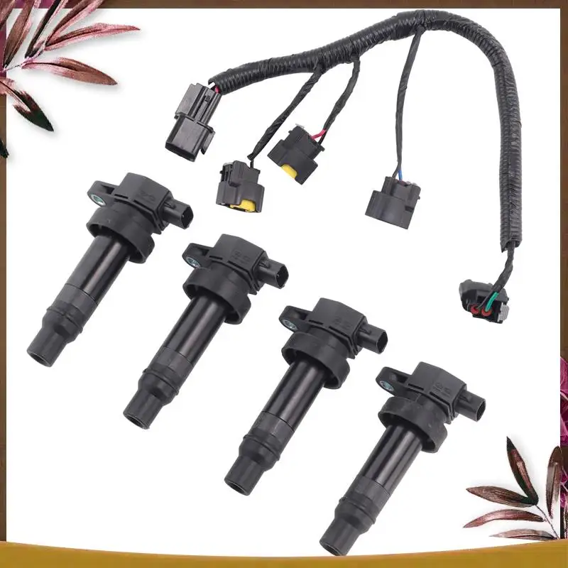 

AB59-4Piece 27301-2B010 Ignition Coil With Line High Performance Coil Assembly For Hyundai Elantra IX35 IX20 I30 Kia Soul Ceed