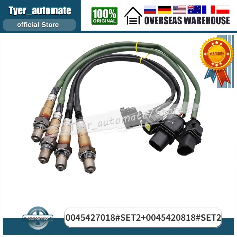 

For Mercedes-Benz R350 R550 S550 E550 GL450 GL550 ML350 ML550 Up & Downstream Oxygen Sensor O2 Sensor A0035427018 0045420818