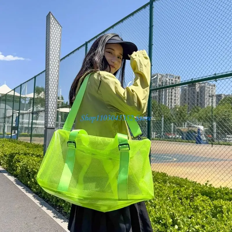 

Summer Sport PVC Duffle Bag Water resistant Lightweight Design Shoulder Bags For Fitness Travel And Daily Use