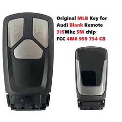 CN008145 OEM MLB chiave vuota 315Mhz 5M chip FCC: 4 m0 959 754 CB adatto per Q7 chiave telecomando originale 3 pulsanti Keyless GO