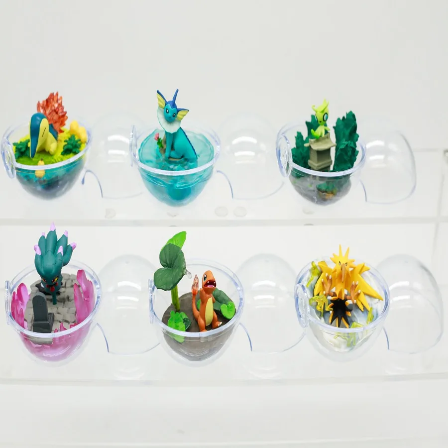 

New Original Rement Pokemon Nidoqueen Cyndaquil Vaporeon Charmander Celebi Zapdos Blind Box Desktop Decor Birthday Gift Kid Toys