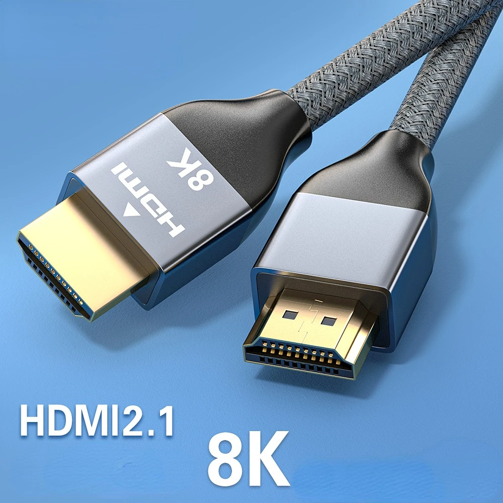 

HDMI2.1 8K60hz 4K120hz Hdmi2.1 Data Cable 8K HD Cable Computer TV Projection Cable PS5 Braided Pure Copper Hdmi Cable