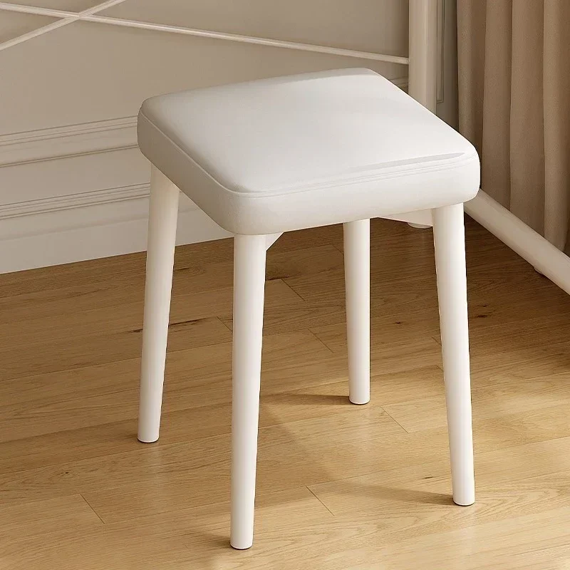 Stable Household Goods Stool For Home Use, Simple And Stackable Small Stool, Dressing Stool, Living Room Cream Wind Dining Stool