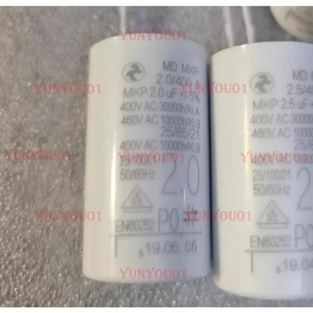 5PCS 2uf 2.5uf 3uf 3.5uf 400V Wall-hung Boiler Water Pump Motor Running Stepless Capacitor