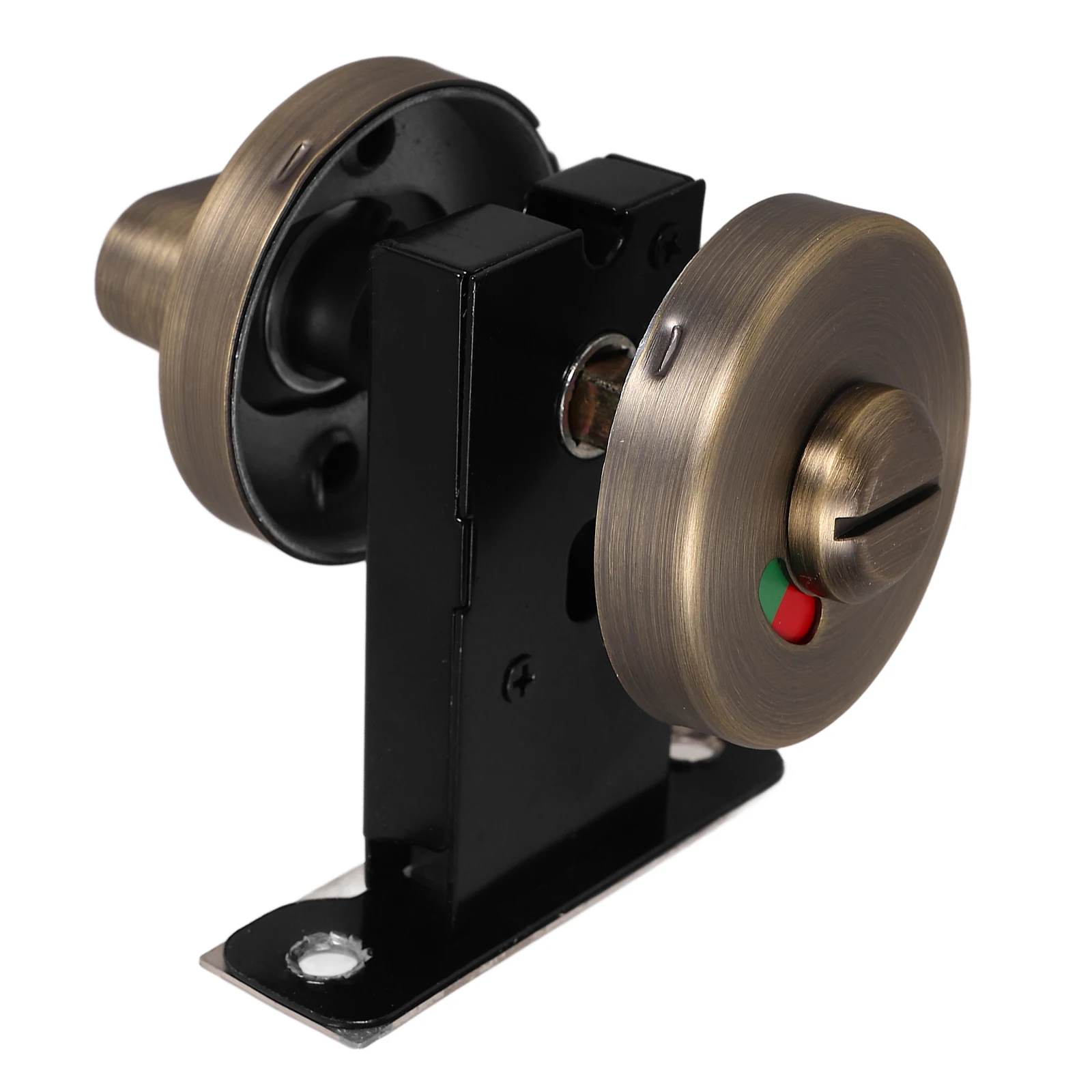 

Indicator Lock for Bathroom Stainless Steel Restroom Privacy Device Door Handle Commercial Use Occupied Vacant Sign Easy