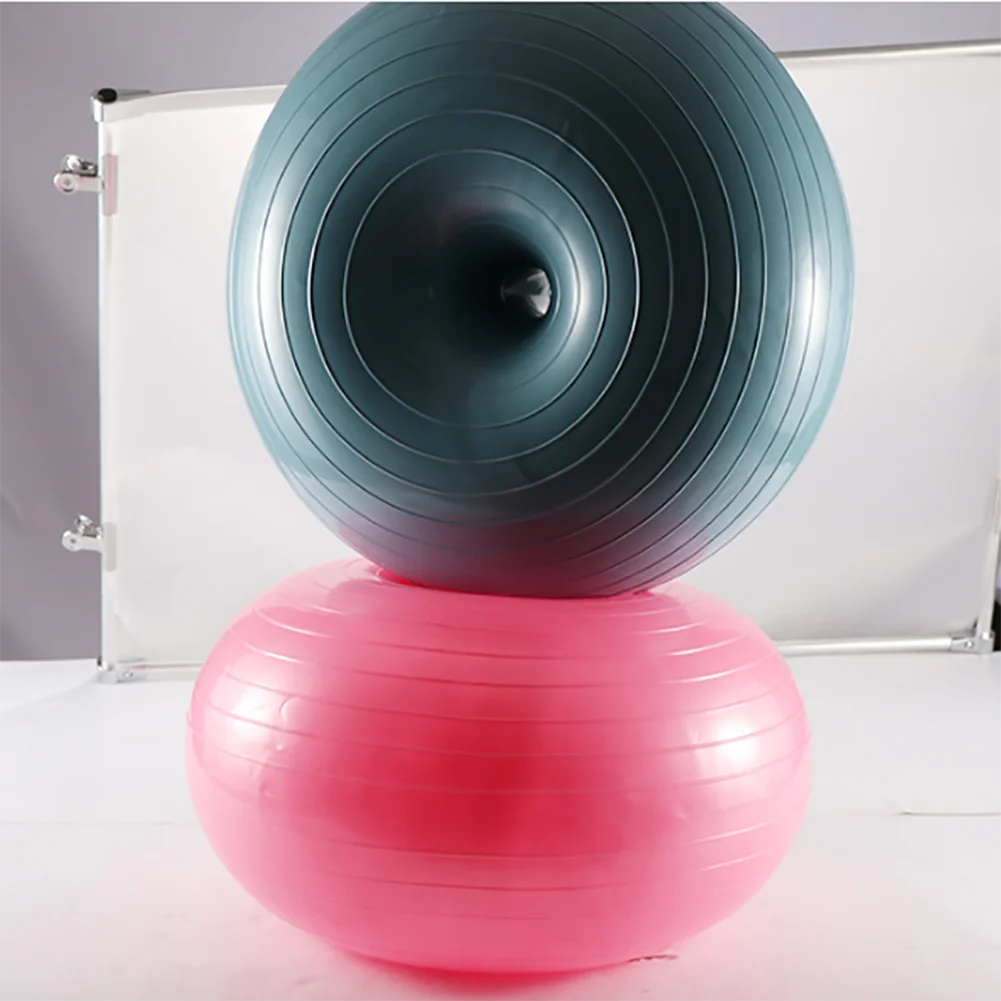 Exercise Donut Yoga Ball Exercise Yoga Ball Easy To Use Safe Inflatable Pump Portable  for Balance Training