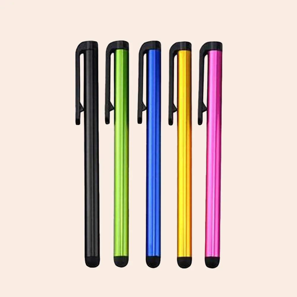 20Pcs Capacitive Touch Screen Pens Metal Stylus High Precision Handwriting Tool for Smartphones Tablets Office Student Use