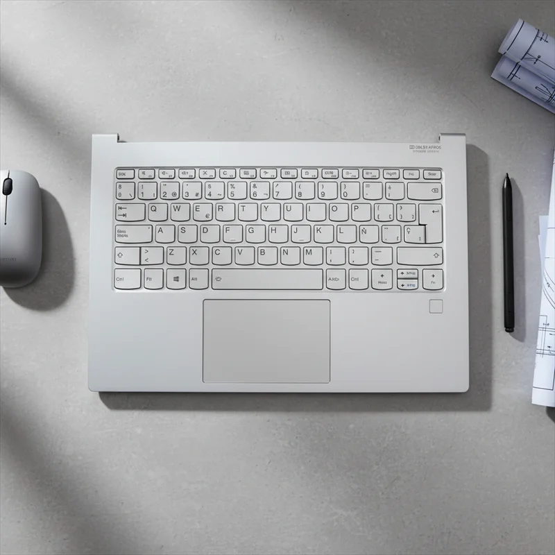 

ES Spanish Keyboard Mica Upper Case Palmrest Shell Cover For Lenovo Ideapad YOGA C930 13 13IKB Laptop 5CB0S72642