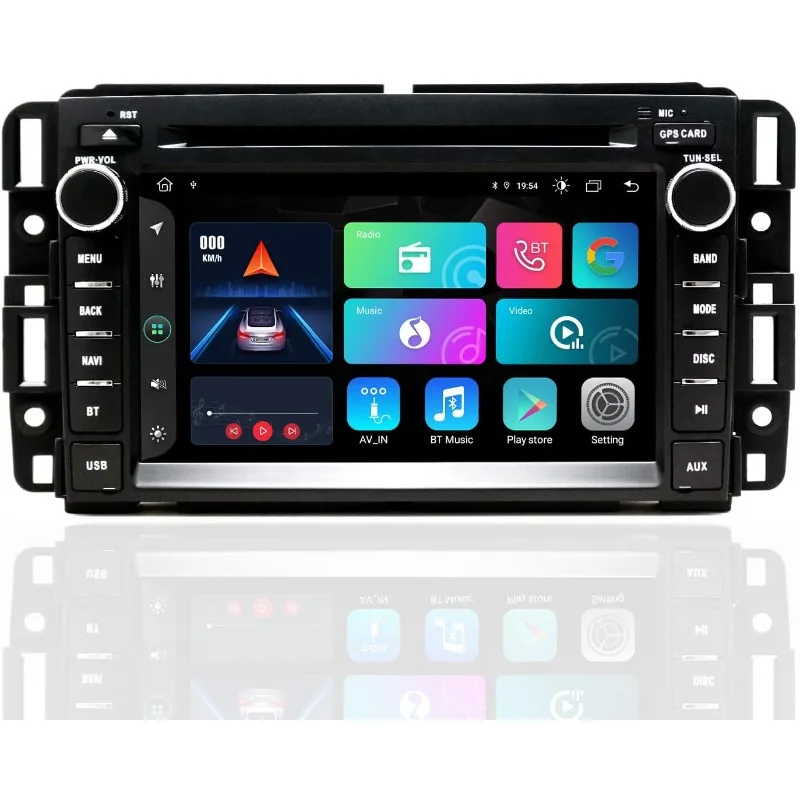 Car Stereo for GMC Acadia Savava  ,Android 13 DVD Player Carplay Autoplay WiFi BT5.0 DSP SWC Doube Din Octa-Core 2+32G