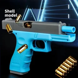 Continuous Firing Shell Throwing Toy Gun G17 Airsoft Pistol Children Handgun for Kid Adult Birthday Gift