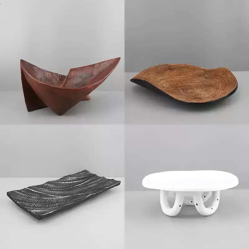 Simple Fruit Tray Decoration, Living Room Coffee Table, Dining Room Desktop Fruit Storage Decoration