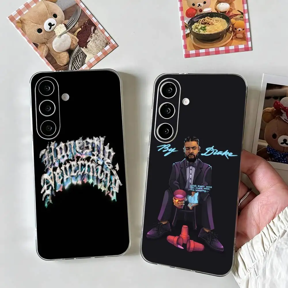 Coque de téléphone transparente pour Samsung A10,12,20,21S,30,31,40,50,51,52,70,71, album New Album de Drake