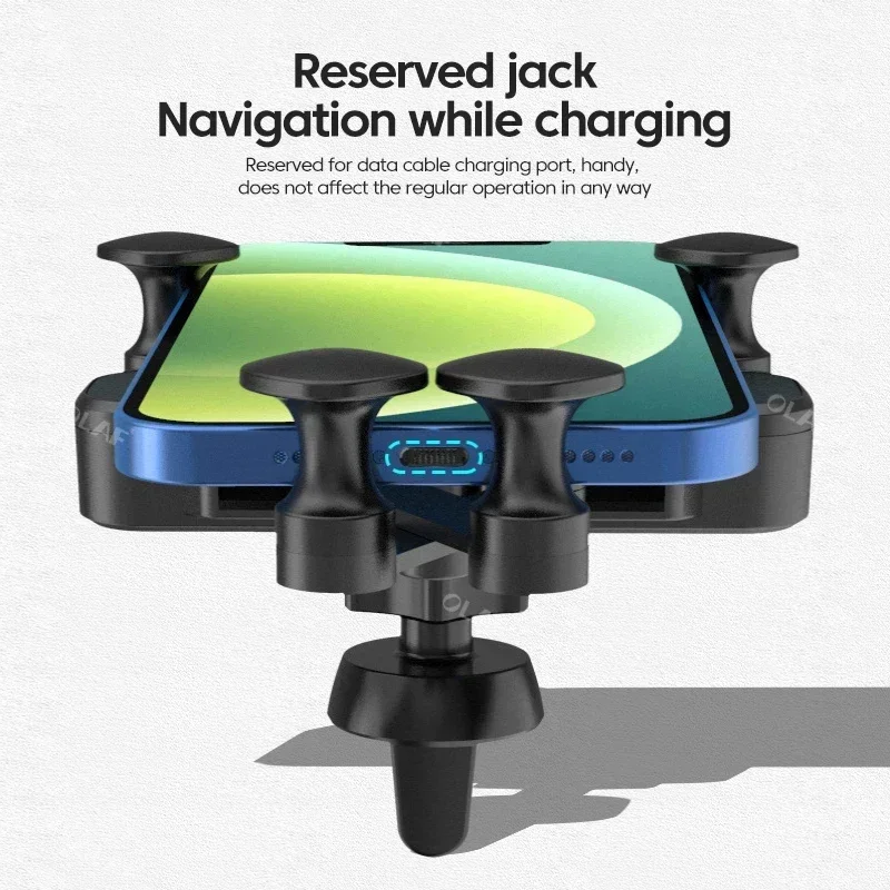 【Fast Delivery】360 ° Rotatable Universal Gravity Sensor Car Phone Holder Air Vent Mount in Car Phone Bracket Stand Auto-Grip