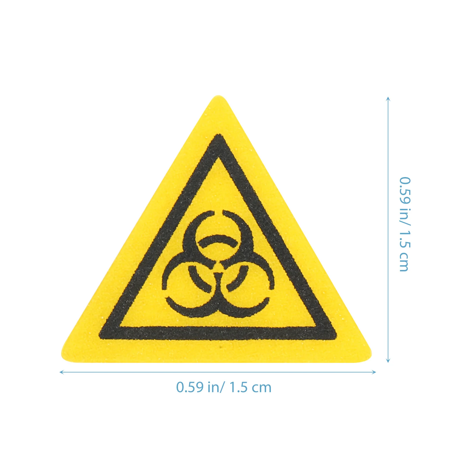 5Pcs Caution Labels Laboratory Biological Warning Stickers for Safety Signs Biological Stickers