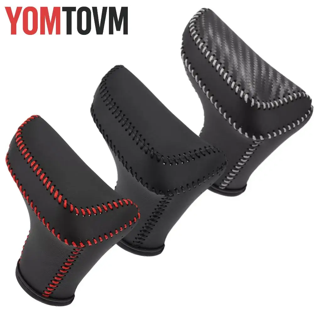 Car Gear Lever Knob Cover Shift Knob Cover for Hyundai Tucson SE SEL 2022-2023 Synthetic Leather