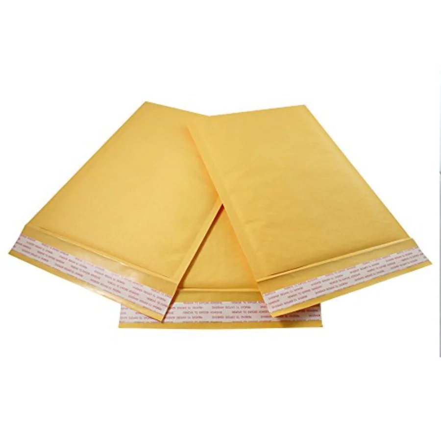 

Kraft Bubble Mailers 7.25 x 12 Padded Shipping Envelopes Self Seal Medium Size 5 Pack for Packaging Supplies Brown