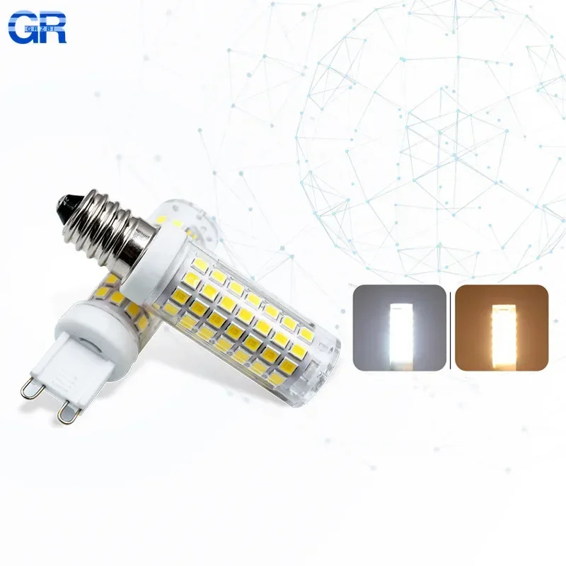 G9 LED Bulb 12W E14 No Flicker Dimmable 220V 110V Led Lamp 2835SMD 88LEDs Super Bright Chandelier Light Replace 70W Halogen Lamp