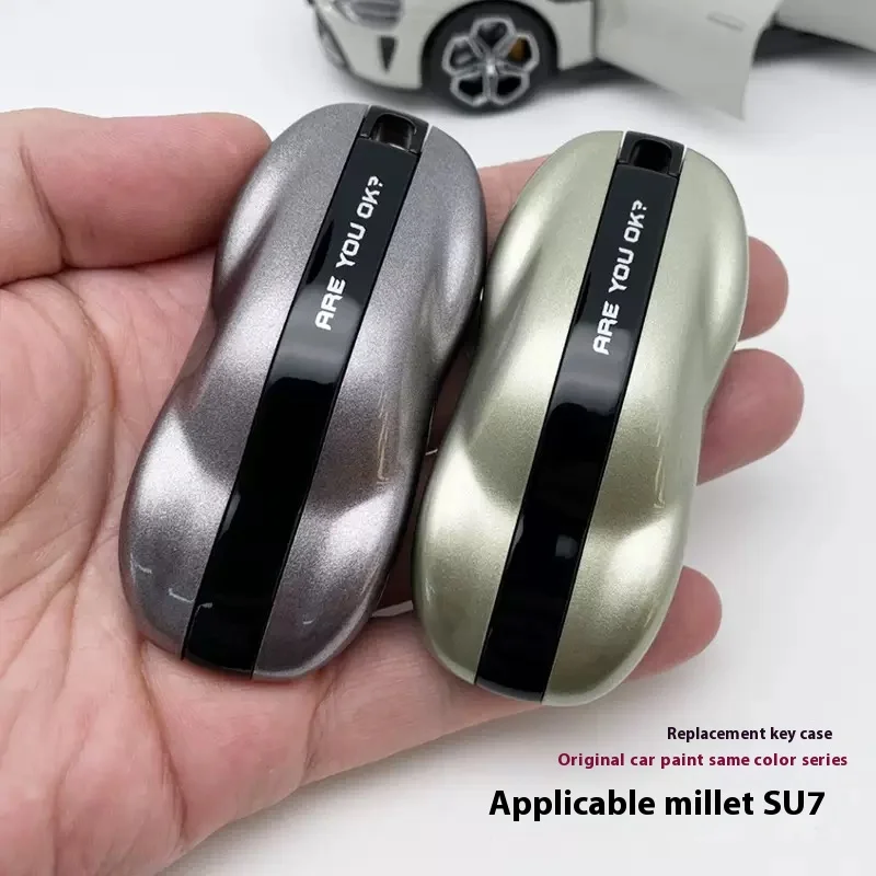 

Car Key Case Remote Fob Shell Replacement for XIAOMI SU7 Xiaomi SU7 Paint Same Key Cover Trim Modified Accessories