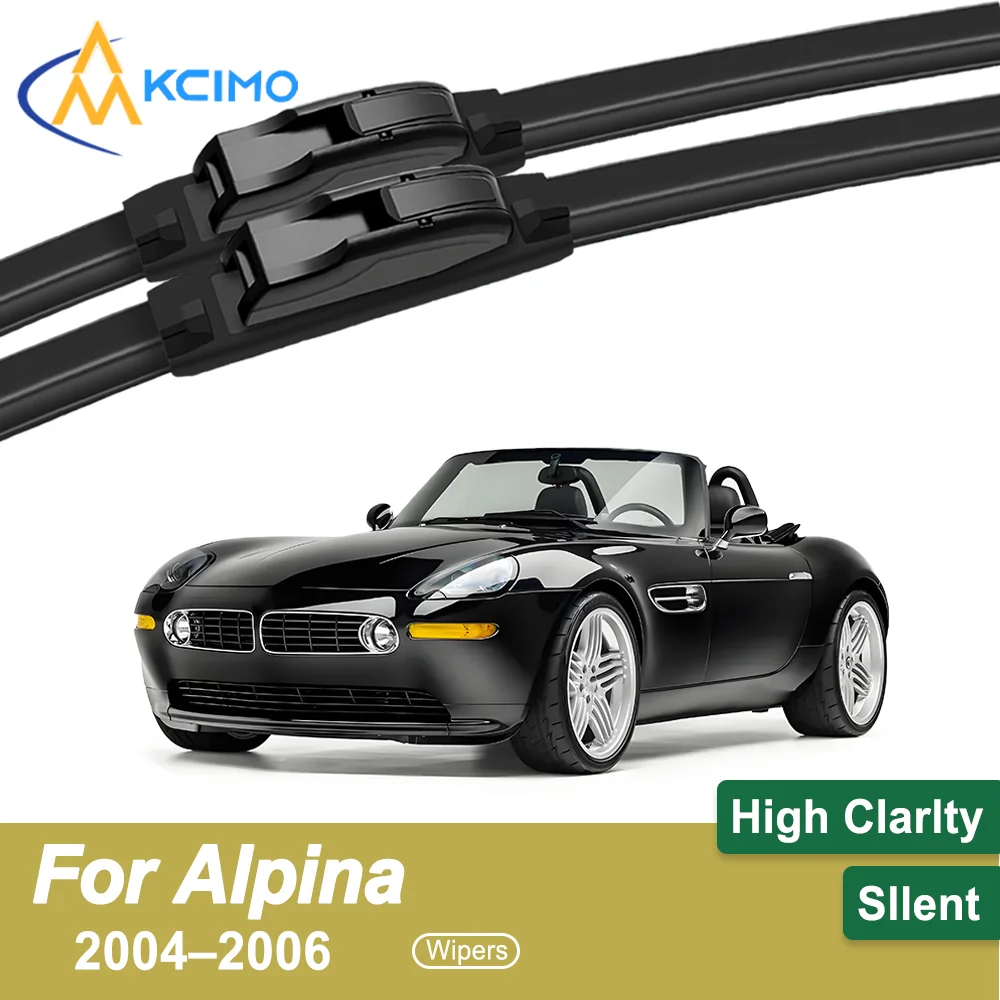 

Crystal Clear Driving 2PCS Windshield Wiper Blades for Alpina Roadster S 2004–2006 All-Weather Reliability Durable & Safe